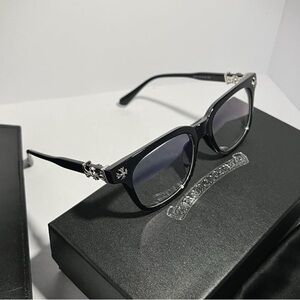 Chrome Hearts Black and Silver Glasses